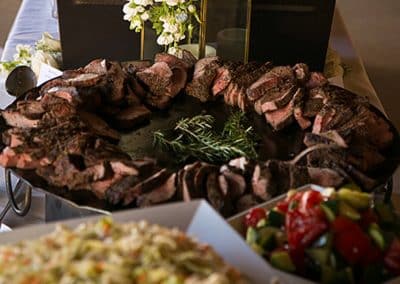 Ascik Wedding | a platter of meat and salad